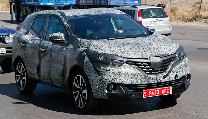 Renault Koleos 2016 года шпионское фото Renault Koleos 2016 года шпионское фото