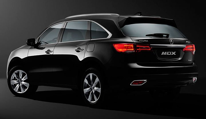 Acura MDX вид сзади Acura MDX вид сзади