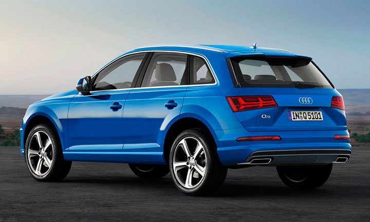 Audi Q5 сбоку Audi Q5 сбоку
