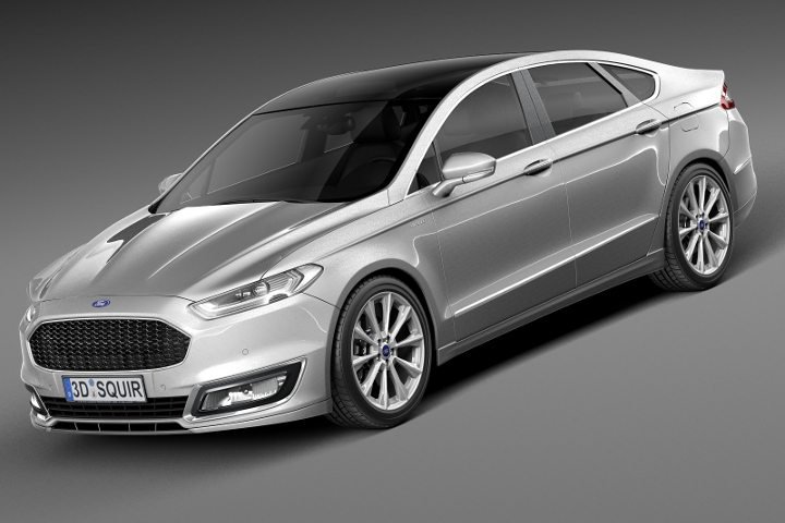 Ford Mondeo 2018 года сереберяный вид сбоку Ford Mondeo 2018 года сереберяный вид сбоку