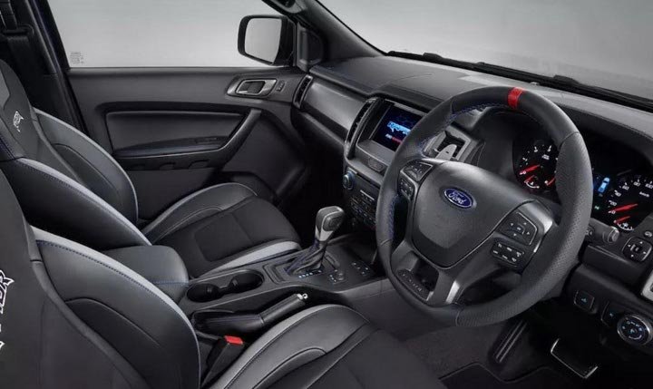салон Ford Ranger Raptor 2019 года