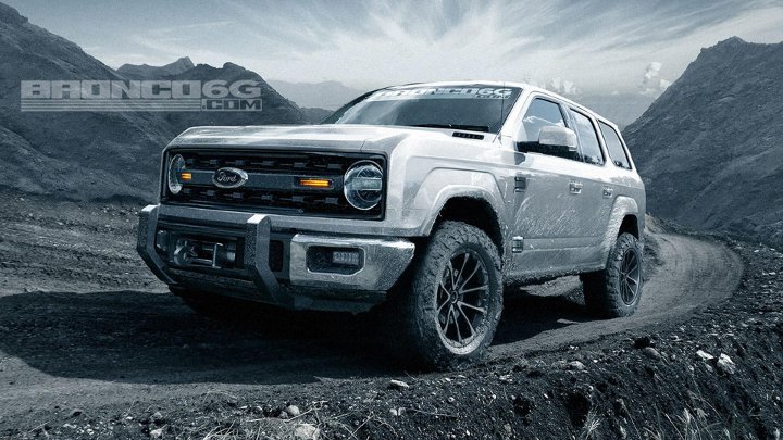 Ford Bronco 2020 года серый
