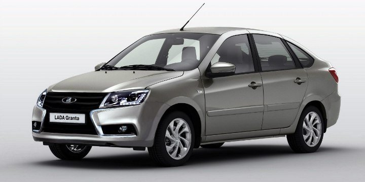 Lada Granta 2019 - вид спереди